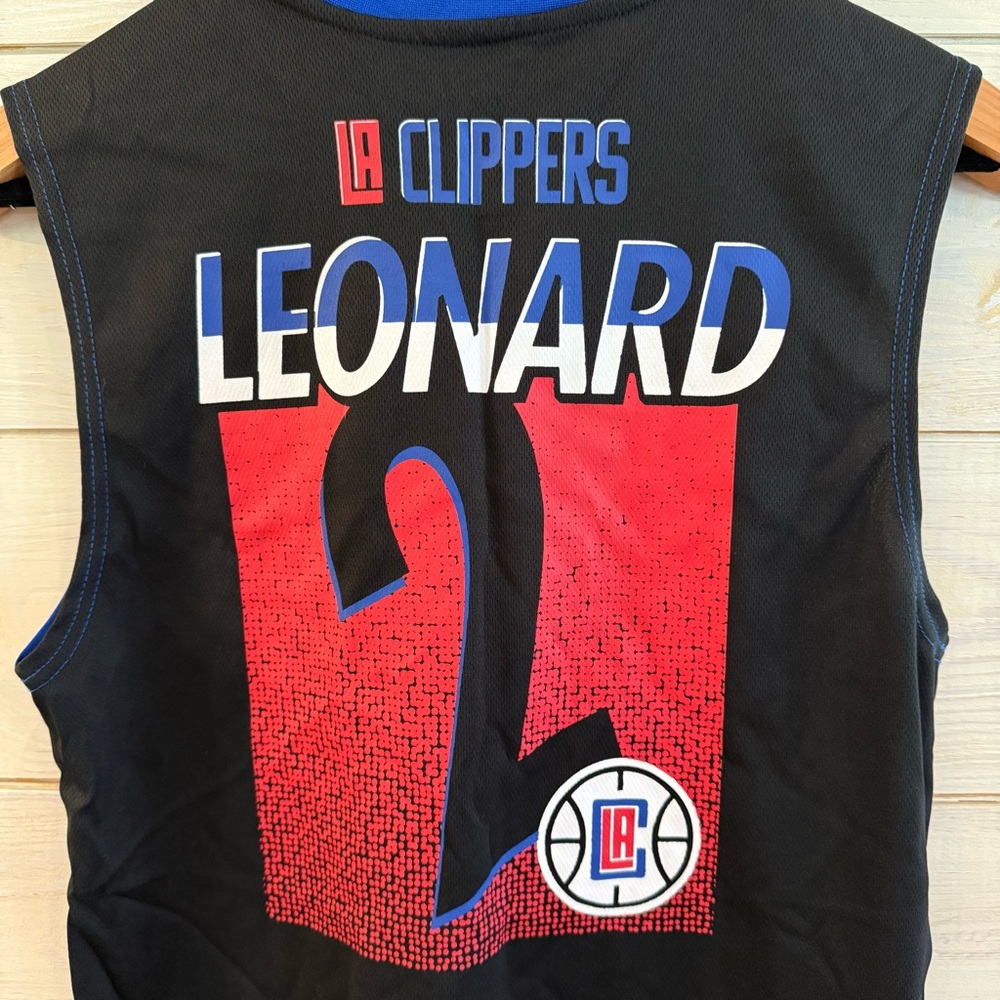 Kawhi Leonard Jersey #2 Size Small LA Clippers NBA Sleeveless Blue - Picture 7 of 12
